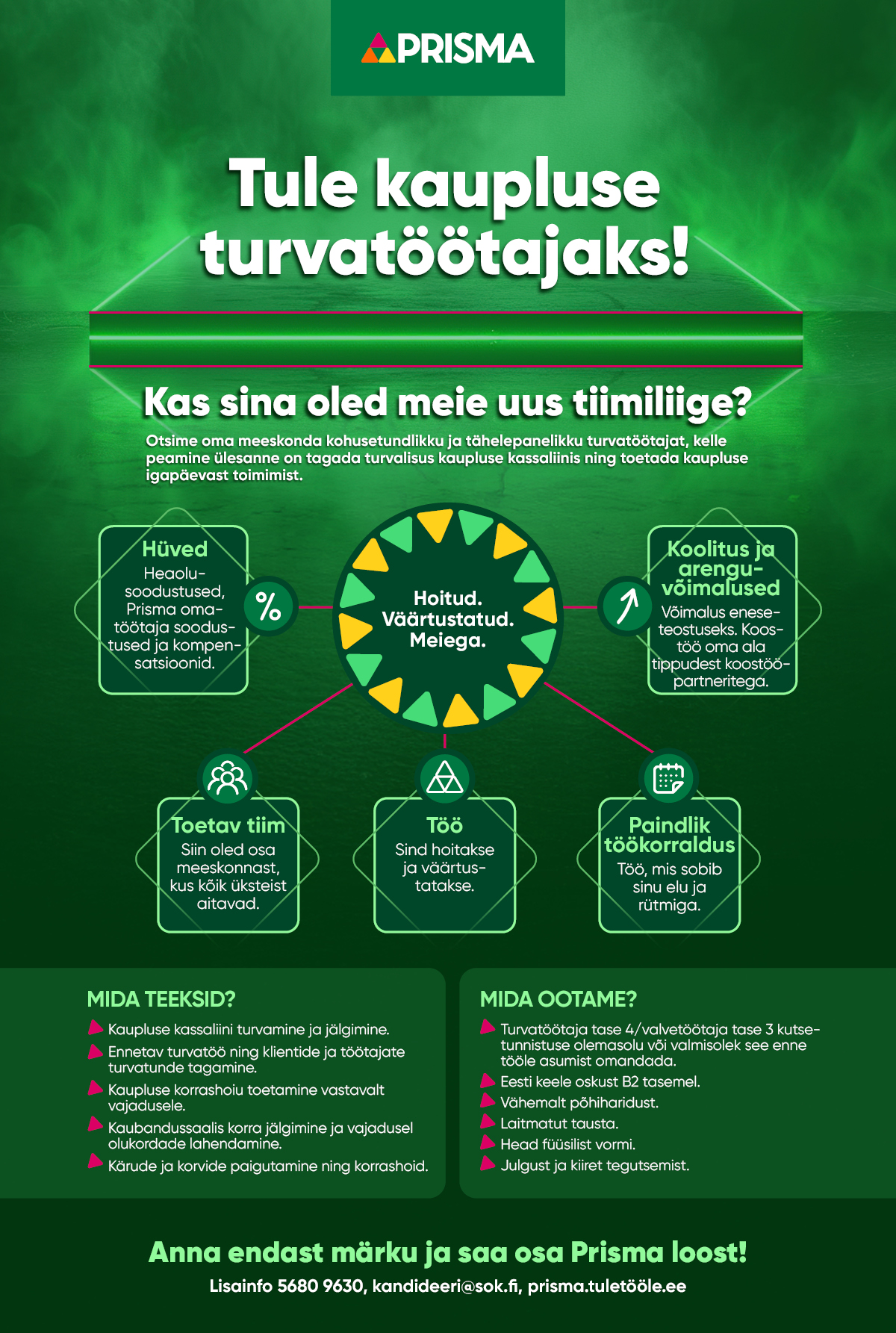 Turvatöötaja Maardu Prisma