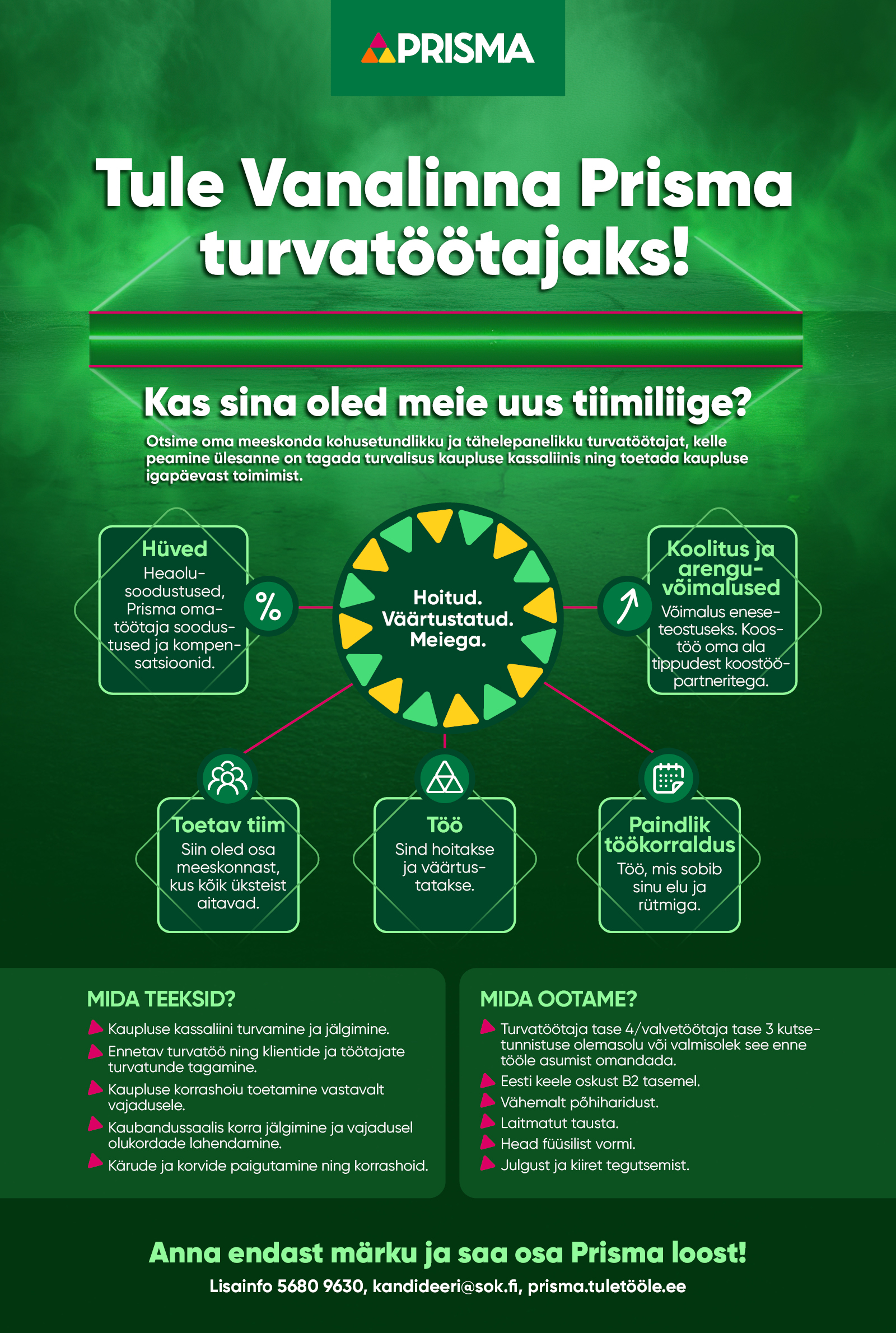 Turvatöötaja Vanalinna Prisma