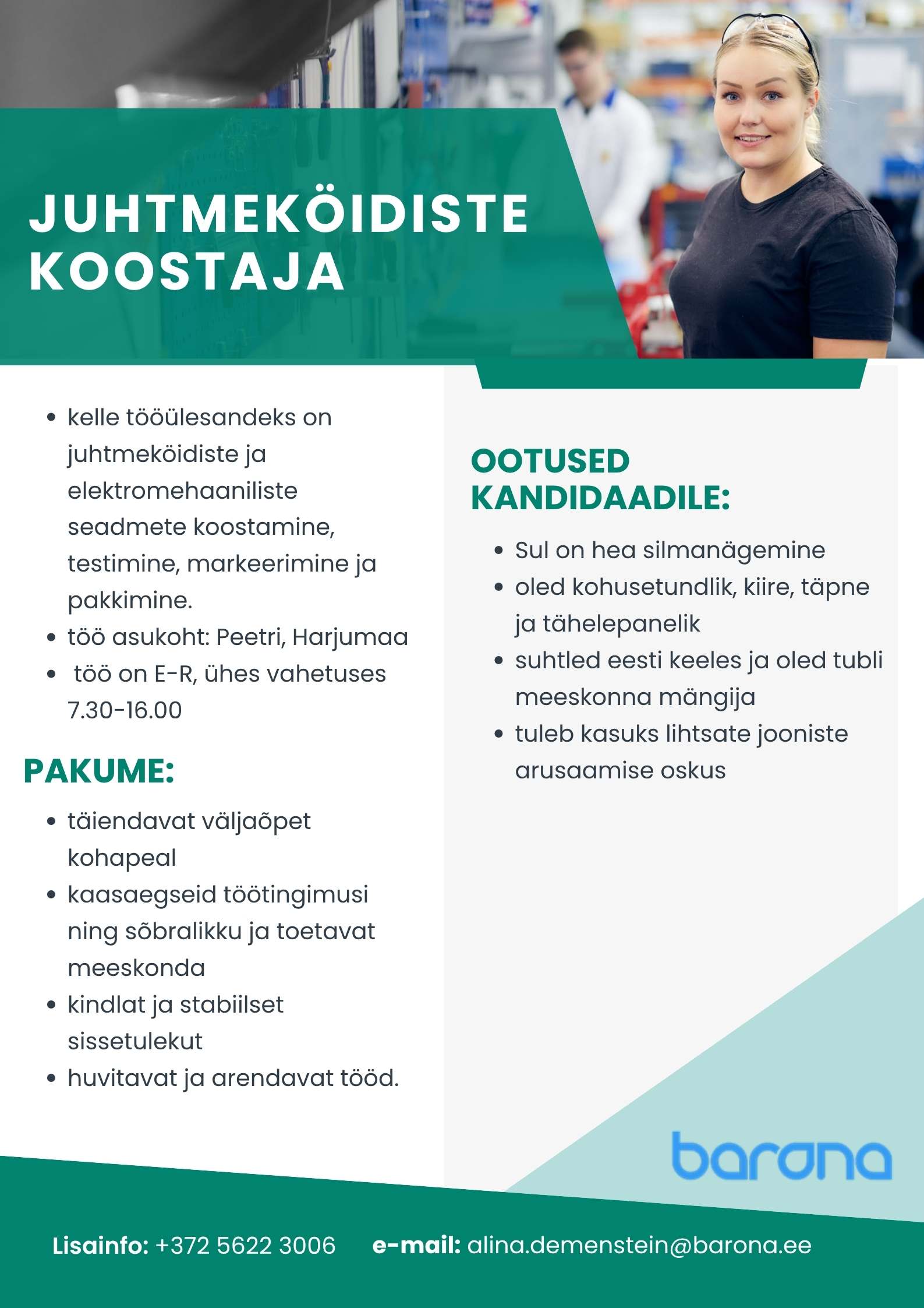 JUHTMEKÖIDISTE KOOSTAJA