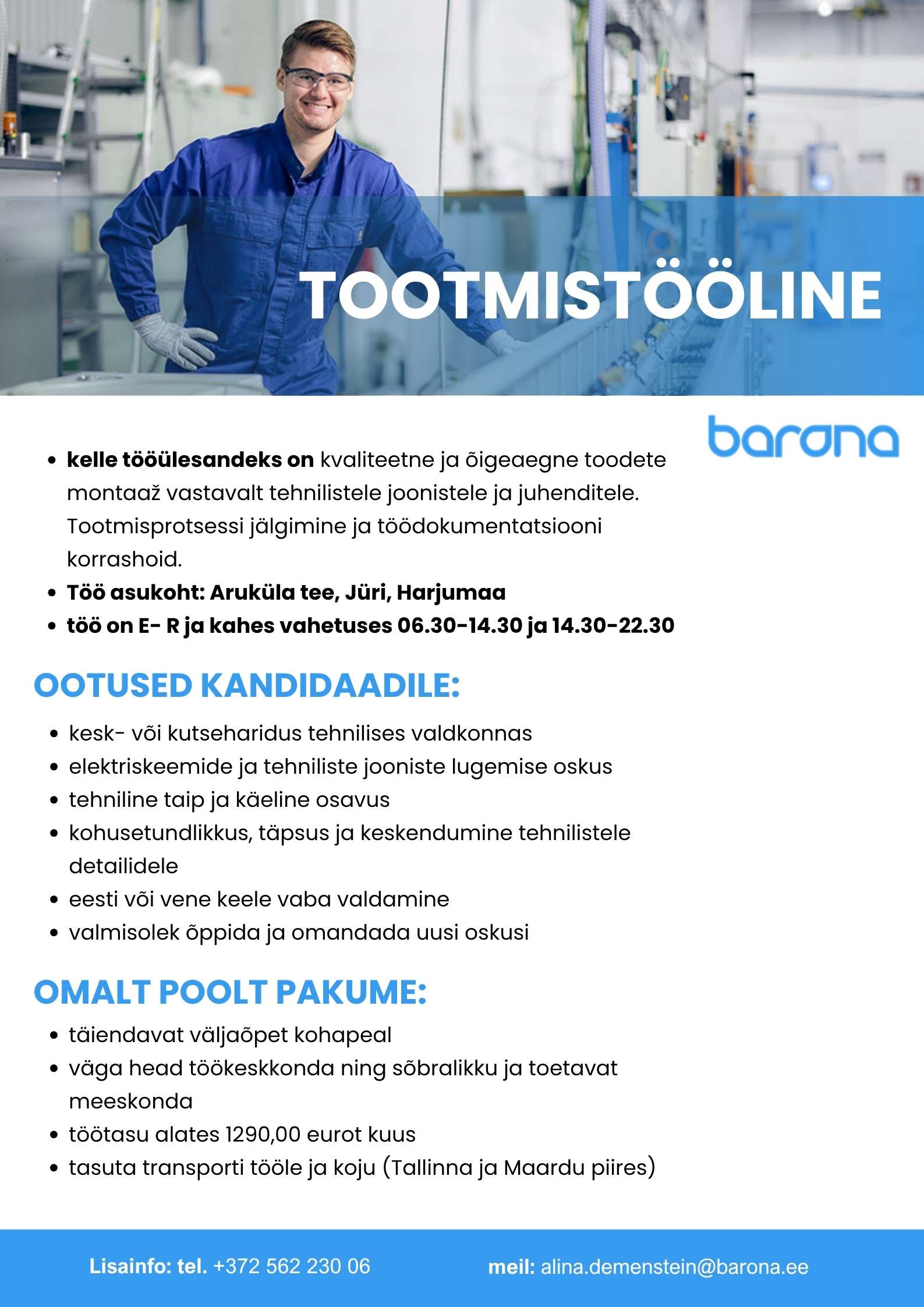 TOOTMISTÖÖLINE