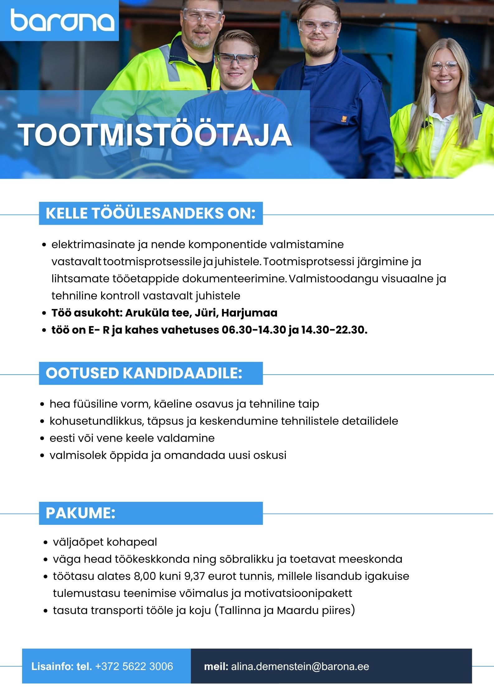 TOOTMISTÖÖTAJA