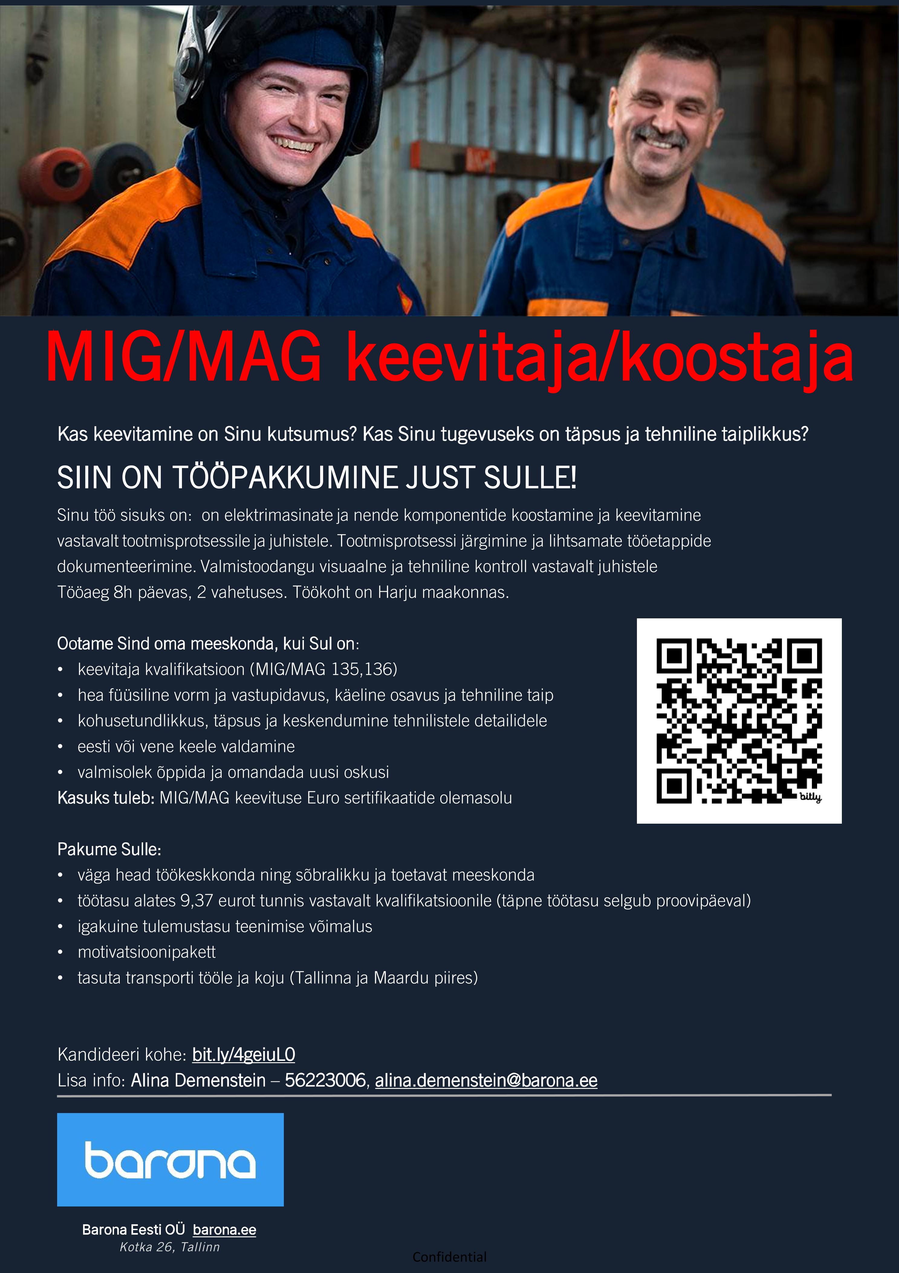 MIG/MAG keevitaja/koostaja