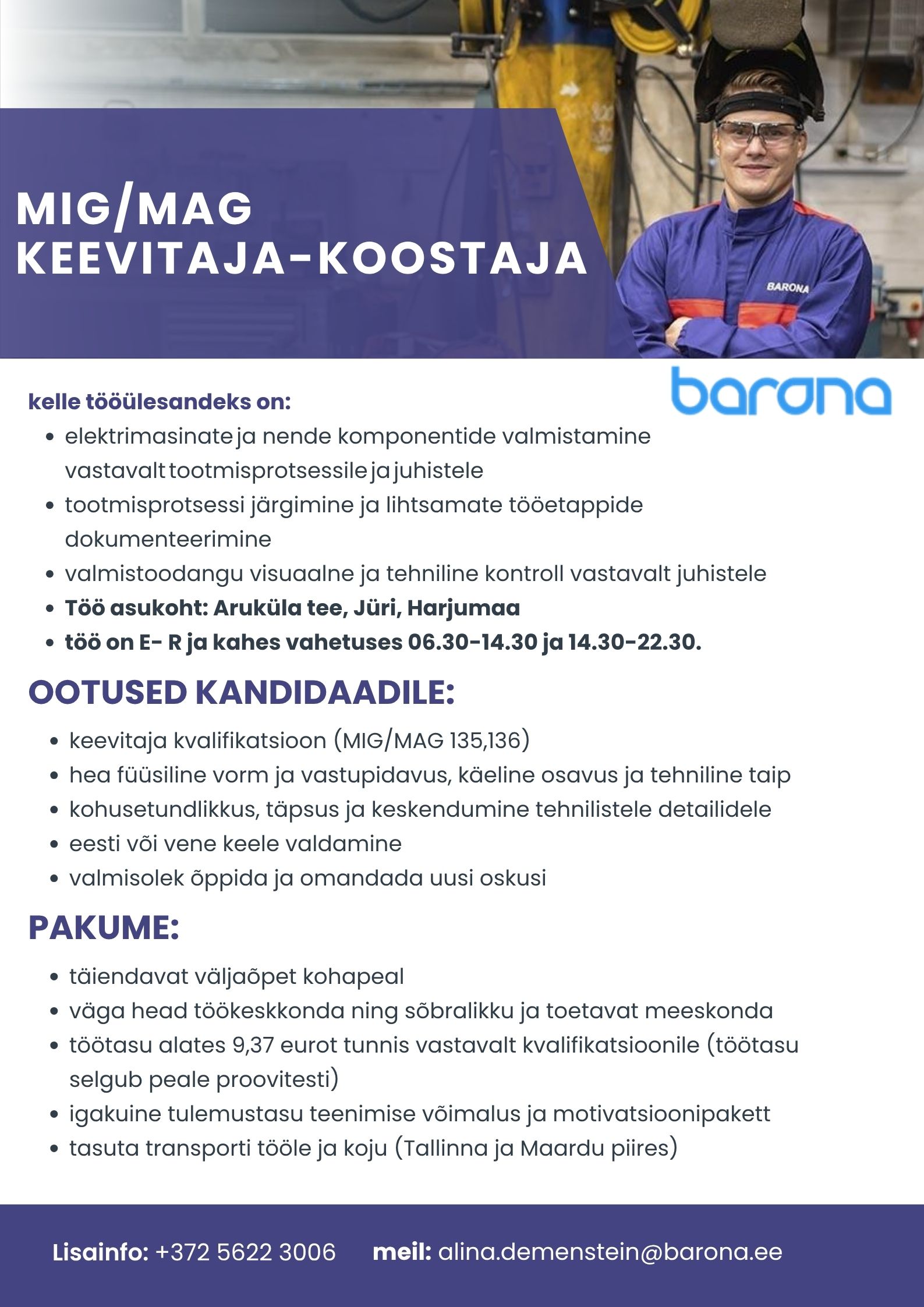 MIG/MAG KEEVITAJA-KOOSTAJA